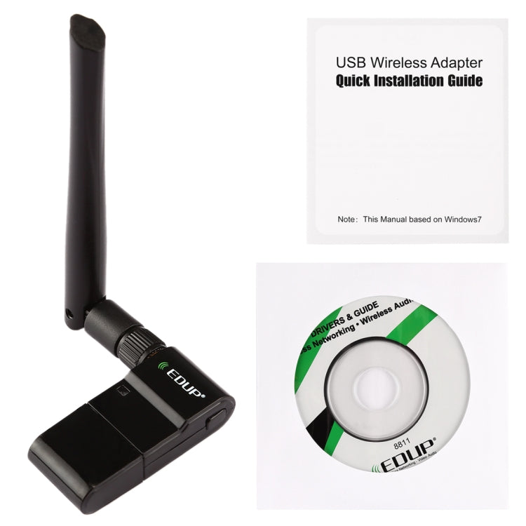 Bộ chuyển đổi Ethernet USB không dây băng tần kép 11AC 600Mbps EDUP EP-AC1635 với anten 2dBi cho laptop / PC, EP-AC1635