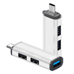 Trạm kết nối đa chức năng 3 trong 1 Type-C / USB-C HUB ADS-302C, ADS-302C
