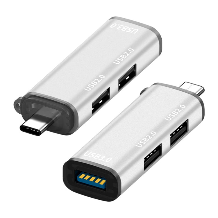 Trạm kết nối đa chức năng 3 trong 1 Type-C / USB-C HUB ADS-302C, ADS-302C