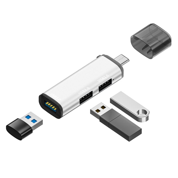 Trạm kết nối đa chức năng 3 trong 1 Type-C / USB-C HUB ADS-302C, ADS-302C