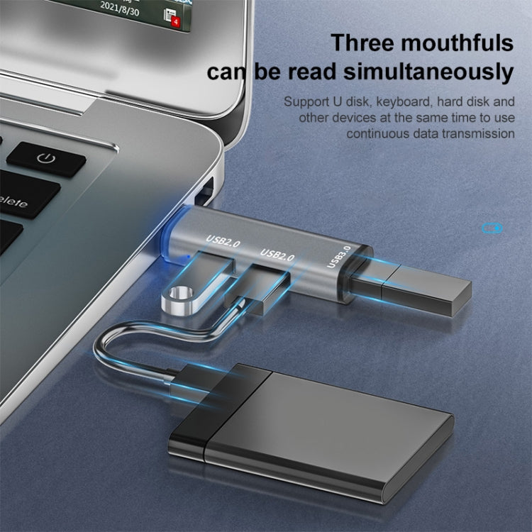Trạm kết nối đa chức năng 3 trong 1 Type-C / USB-C HUB ADS-302C, ADS-302C