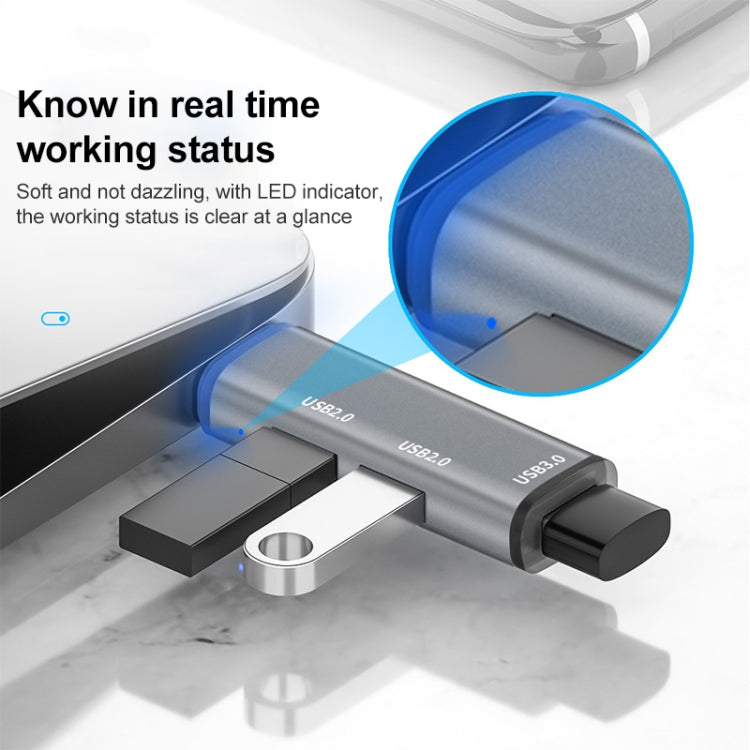 Trạm kết nối đa chức năng 3 trong 1 Type-C / USB-C HUB ADS-302C, ADS-302C