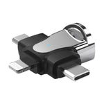 Bộ chuyển đổi OTG 3 trong 1, USB sang Type-C / Micro USB / 8 Pin