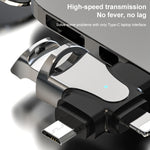 Bộ chuyển đổi OTG 3 trong 1, USB sang Type-C / Micro USB / 8 Pin