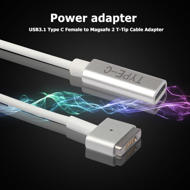 Bộ chuyển đổi sạc 5 chân MagSafe 2 (hình chữ T) sang USB-C / Type-C PD, Type-C sang MagSafe 2