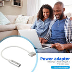 Bộ chuyển đổi sạc 5 chân MagSafe 2 (hình chữ T) sang USB-C / Type-C PD, Type-C sang MagSafe 2