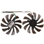 Quạt làm mát card đồ họa VGA 4 chân DC 12V cho Zotac Geforce GTX 1080 Ti GTX 1080Ti AMP Edition, đường kính 95mm, cặp, đường kính 95mm
