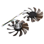 Quạt làm mát card đồ họa VGA 4 chân DC 12V cho Zotac Geforce GTX 1080 Ti GTX 1080Ti AMP Edition, đường kính 95mm, cặp, đường kính 95mm