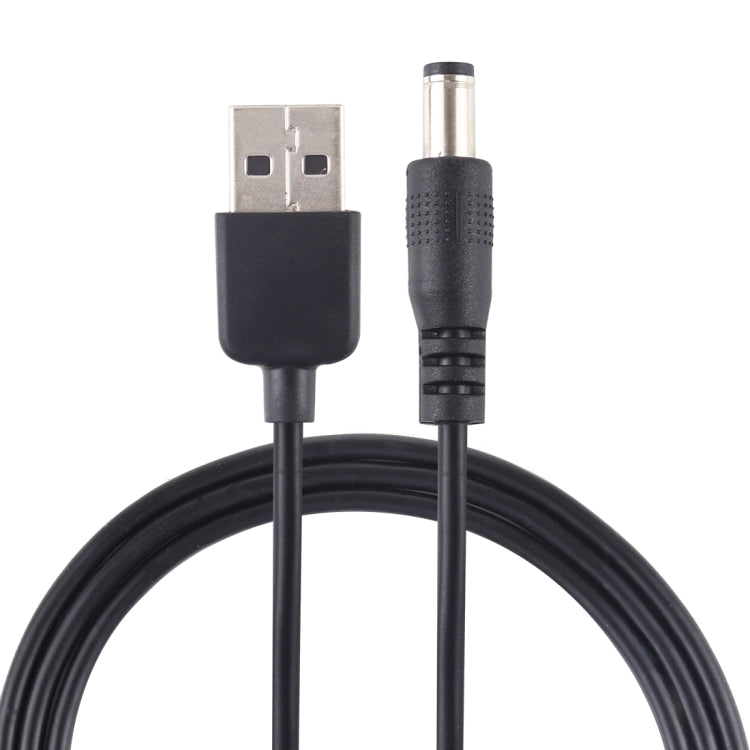 Cáp USB 3A sang Đầu Cắm Nguồn DC 5.5 x 2.1mm, Chiều Dài: 1m, USB sang DC 5.5x2.1mm