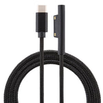 Cáp Nguồn Nylon 6 Chân USB-C / Type-C sang Đầu Cắm Nam cho Bộ Sạc Laptop Microsoft Surface Pro 3 / 4 / 5 / 6, Chiều Dài Cáp: 1.5m, cho Microsoft Surface Pro 3 / 4 / 5 / 6