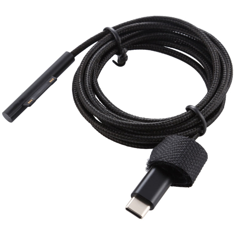Cáp Nguồn Nylon 6 Chân USB-C / Type-C sang Đầu Cắm Nam cho Bộ Sạc Laptop Microsoft Surface Pro 3 / 4 / 5 / 6, Chiều Dài Cáp: 1.5m, cho Microsoft Surface Pro 3 / 4 / 5 / 6