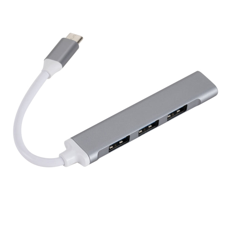 Bộ Chia HUB Đa Năng C809 USB 3.0 x 1 + USB 2.0 x 3 sang USB-C / Type-C, C809