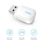 Bộ Chuyển Đổi Không Dây EZCast EZC-5200BS WiFi Băng Tần Kép 600Mbps + Bluetooth USB 2.0