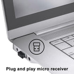 Chuột quang không dây im lặng Logitech M330 với đầu thu Micro USB