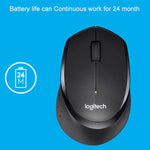 Chuột quang không dây im lặng Logitech M330 với đầu thu Micro USB