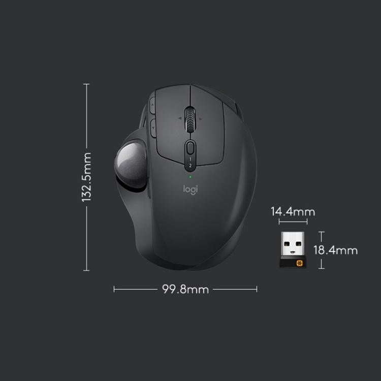 Chuột quang quỹ đạo không dây Bluetooth + Unifying hai chế độ Logitech MX ERGO S 440DPI, MX ERGO S