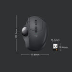 Chuột quang quỹ đạo không dây Bluetooth + Unifying hai chế độ Logitech MX ERGO S 440DPI, MX ERGO S