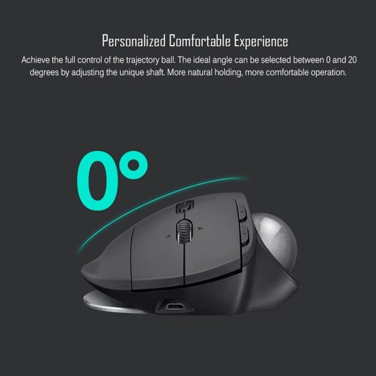 Chuột quang quỹ đạo không dây Bluetooth + Unifying hai chế độ Logitech MX ERGO S 440DPI, MX ERGO S