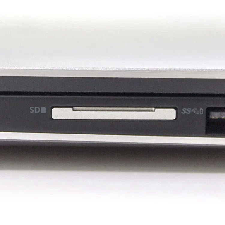 Hộp đựng thẻ SD hợp kim nhôm ẩn BASEQI tốc độ cao cho laptop Dell XPS 13.3 inch, dành cho Dell XPS 13.3 inch