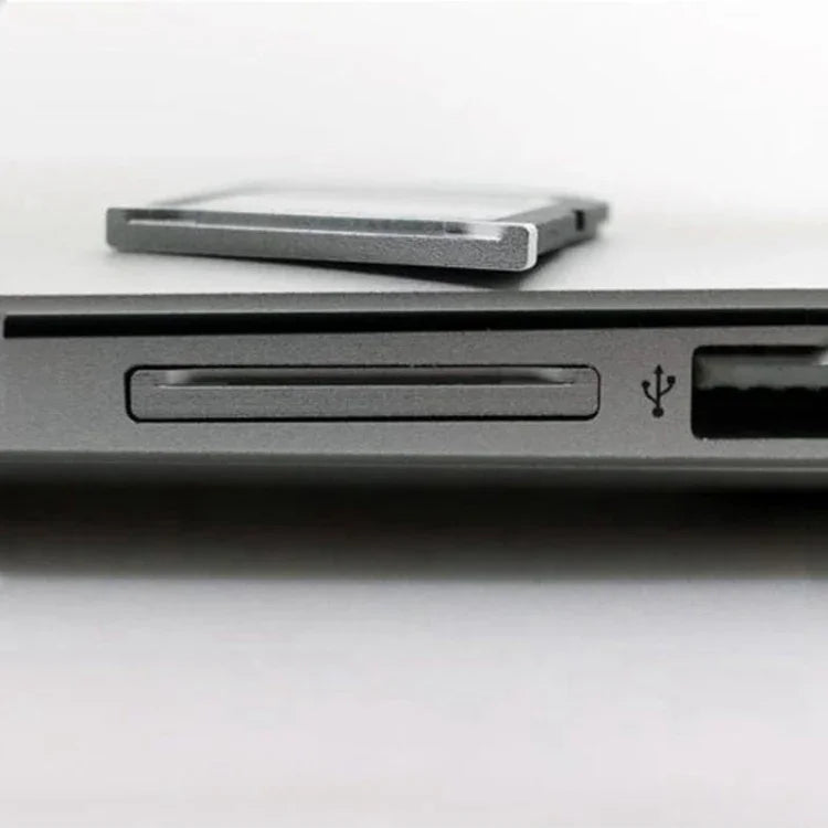 Hộp đựng thẻ SD hợp kim nhôm ẩn BASEQI cho laptop Lenovo Ideapad 320S, dành cho Lenovo Ideapad 320S