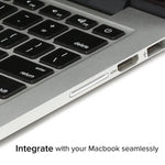 Hộp đựng thẻ SD hợp kim nhôm ẩn BASEQI cho laptop MacBook Air 13.3 inch, dành cho MacBook Air 13.3