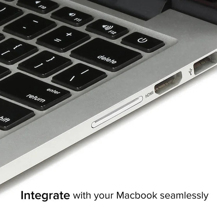 Hộp đựng thẻ SD hợp kim nhôm ẩn BASEQI cho laptop MacBook Air 13.3 inch, dành cho MacBook Air 13.3