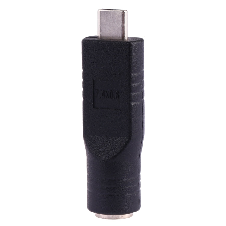 Đầu Nối Chuyển Đổi 7.4 x 0.6mm Cái sang USB-C / Type-C Đực, 7.4 x 0.6mm Cái