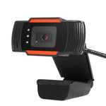 A870C3 Webcam USB 480P Camera máy tính với Microphone hút âm & 3 đèn LED, Dài cáp: 1.4m, A870C3 (Màu cam)