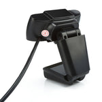 A870C3 Webcam USB 480P Camera máy tính với Microphone hút âm & 3 đèn LED, Dài cáp: 1.4m, A870C3 (Màu cam)