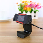 A870C3 Webcam USB 480P Camera máy tính với Microphone hút âm & 3 đèn LED, Dài cáp: 1.4m, A870C3 (Màu cam)