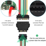 Bộ Chuyển Đổi SATA 22 Chân Cái sang SLIMLINE SATA 13 Chân Đực, SATA 22 Chân Cái sang SATA 13 Chân