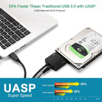 Cáp chuyển đổi chuyên nghiệp SATA sang USB 3.0 cho ổ cứng SSD 2.5 / 3.5 inch, đầu nối mở rộng 2.5 / 3.5 inch