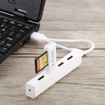 Bộ chia HUB 3 trong 1 USB-C / Type-C + Micro USB + 4 cổng USB 2.0, chiều dài cáp: 12cm, 3 trong 1 (Trắng), 3 trong 1 (Đen)