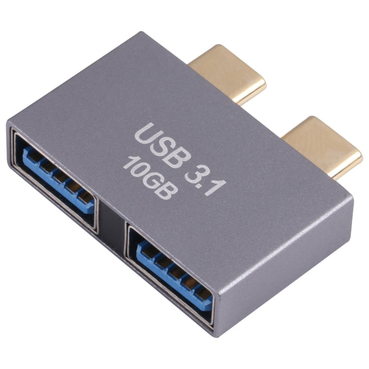 Bộ chuyển đổi 2 cổng USB cái sang 2 cổng USB-C / Type-C đực, 2 cổng USB cái sang 2 cổng Type-C đực