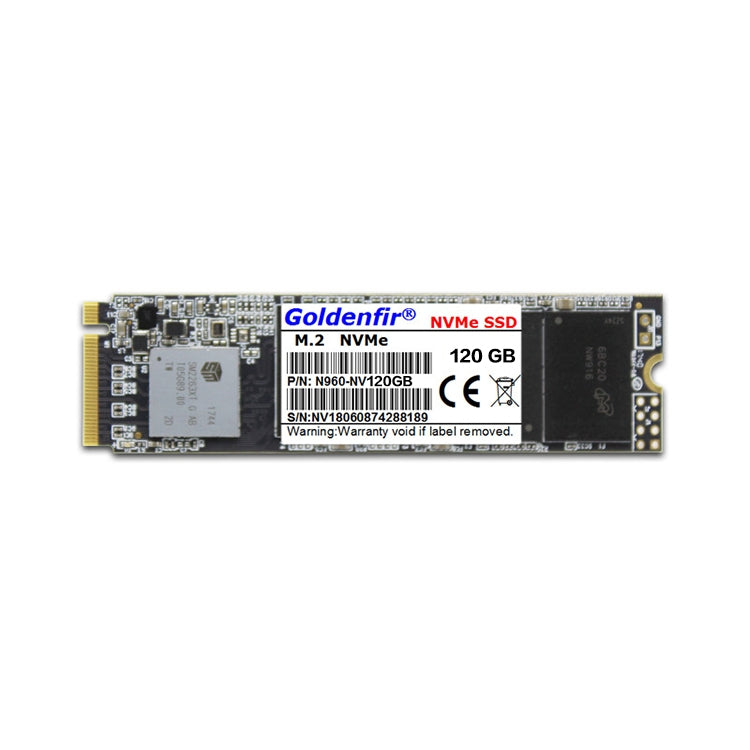 Ổ cứng thể rắn Goldenfir M.2 NVMe 2.5 inch, dung lượng: 120GB, M.2 NVMe 120GB