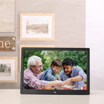 Khung ảnh kỹ thuật số 14 inch, khung ảnh điện tử, cạnh siêu mỏng, hỗ trợ 1080P, máy quảng cáo treo tường