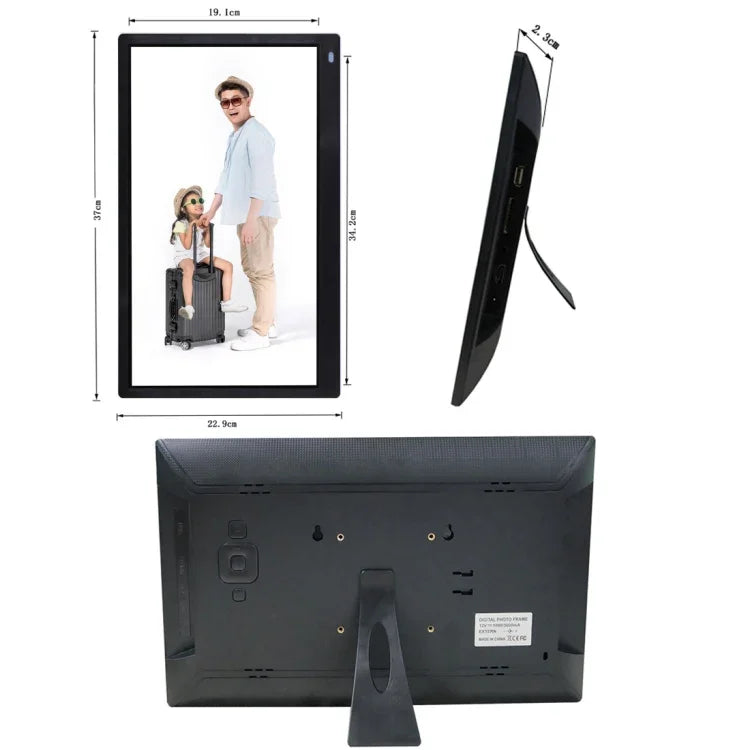 Khung ảnh kỹ thuật số LED FHD 15.6 inch với giá đỡ & điều khiển từ xa, chương trình MSTAR V53, hỗ trợ đầu vào USB / thẻ SD