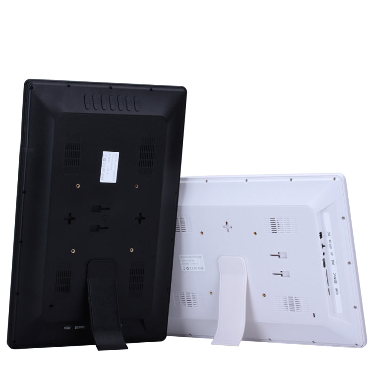 Máy quảng cáo giá đỡ màn hình 17 inch, khung ảnh kỹ thuật số hỗ trợ phụ đề nước