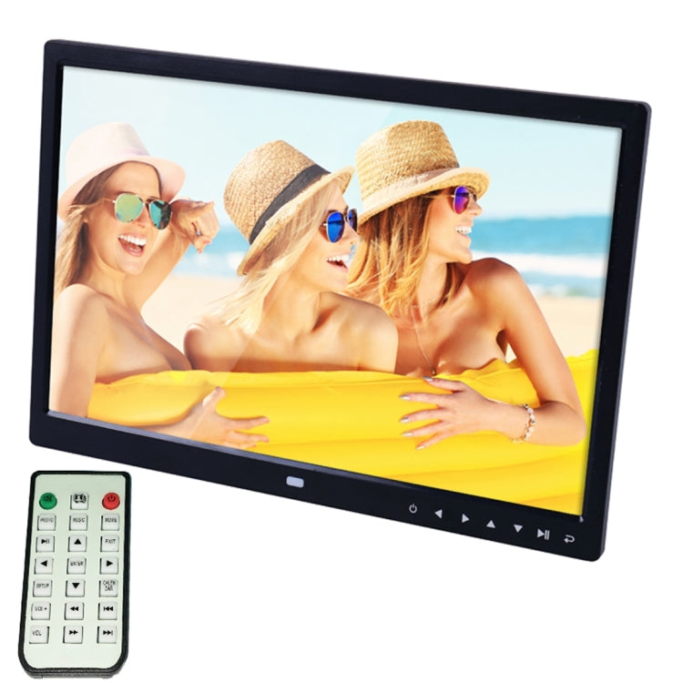 Khung ảnh kỹ thuật số màn hình LED 15.0 inch với giá đỡ / điều khiển từ xa, Allwinner, hỗ trợ đầu vào USB / thẻ SD / OTG, 15.0 inch, Allwinner 15.0 inch