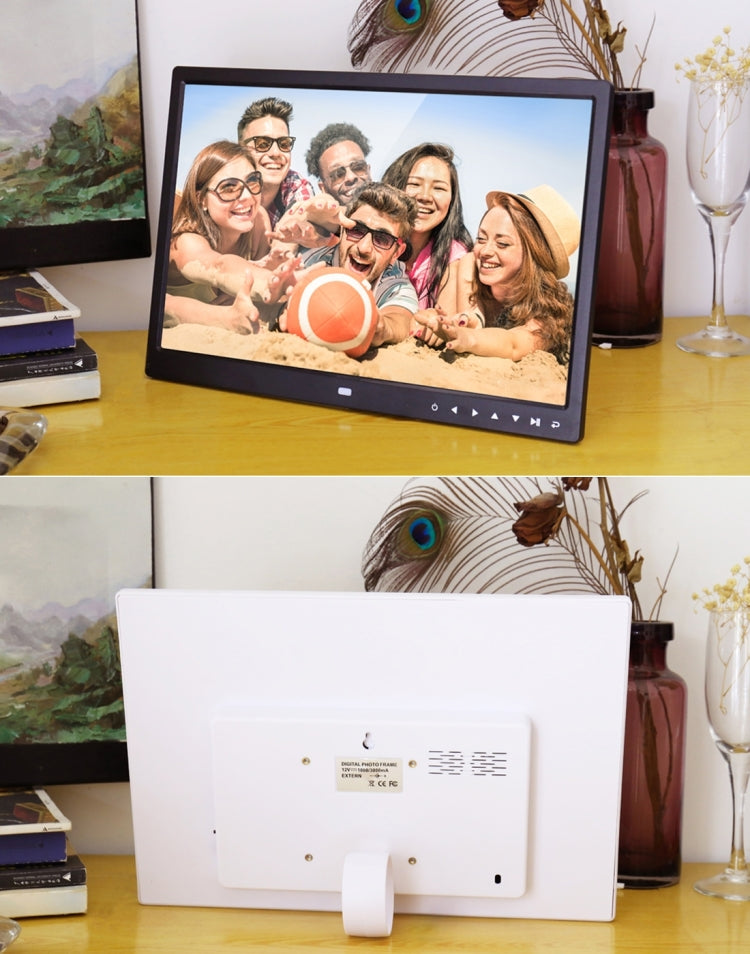 Khung ảnh kỹ thuật số màn hình LED 15.0 inch với giá đỡ / điều khiển từ xa, Allwinner, hỗ trợ đầu vào USB / thẻ SD / OTG, 15.0 inch, Allwinner 15.0 inch