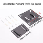 Giá treo tường khung ảnh đa năng, hỗ trợ màn hình phẳng LED LCD dưới 18.5 inch