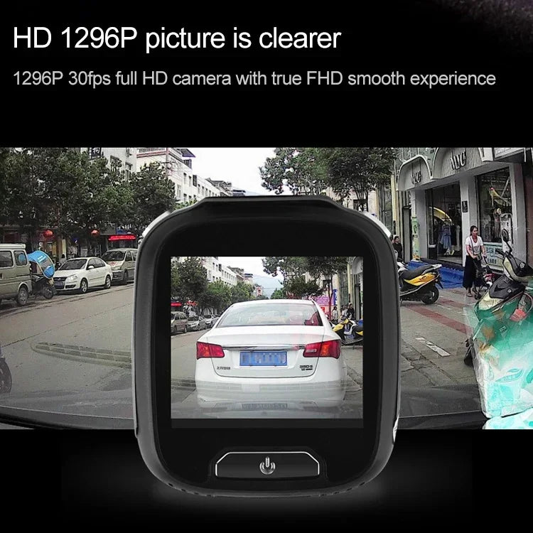 Máy ghi hình DVR ô tô mini màn hình LCD 2.0 inch HD 1080P góc nhìn rộng 170 độ, hỗ trợ phát hiện chuyển động / hồng ngoại ban đêm / thẻ TF / mic, 2.0 inch