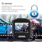 Máy ghi hình DVR ô tô mini màn hình LCD 2.0 inch HD 1080P góc nhìn rộng 170 độ, hỗ trợ phát hiện chuyển động / hồng ngoại ban đêm / thẻ TF / mic, 2.0 inch