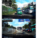 Máy ghi hình DVR ô tô VGA 480P máy quay kỹ thuật số ghi âm giọng nói màn hình LCD 2.4 inch, hỗ trợ thẻ Micro TF 32GB & chức năng nhìn ban đêm hồng ngoại (Đen + Xanh), màn hình LCD 2.4 inch