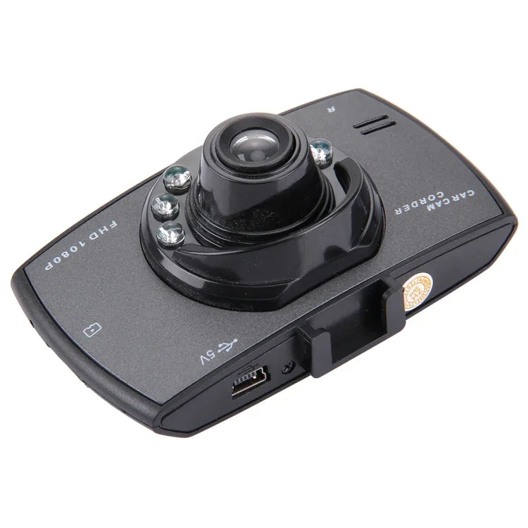 Máy ghi hình DVR ô tô màn hình LCD 2.7 inch 480P camera 1.3MP góc nhìn rộng 120 độ, hỗ trợ nhìn ban đêm / phát hiện chuyển động / thẻ TF / cảm biến G, 2.7 inch
