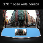 Máy ghi hình xe ô tô G835 HD 1080P màn hình 4.3 inch gương chiếu hậu, Generalplus 2248, 2 camera góc nhìn rộng 170 độ, hỗ trợ ghi HDR / phát hiện chuyển động, G835