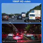 X12 Máy ghi hình lái xe WiFi 2K Ultra HD toàn cảnh ba kênh, Hỗ trợ APP di động, X12