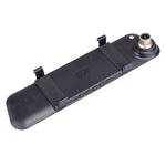 Máy ghi hình xe ô tô gương chiếu hậu màn hình bên trái, chương trình Allwinner, 2 camera 1080P HD góc nhìn rộng 140 độ, hỗ trợ cổng GPS / phát hiện chuyển động / nhìn ban đêm / thẻ TF / cảm biến G, máy ghi hình gương chiếu hậu
