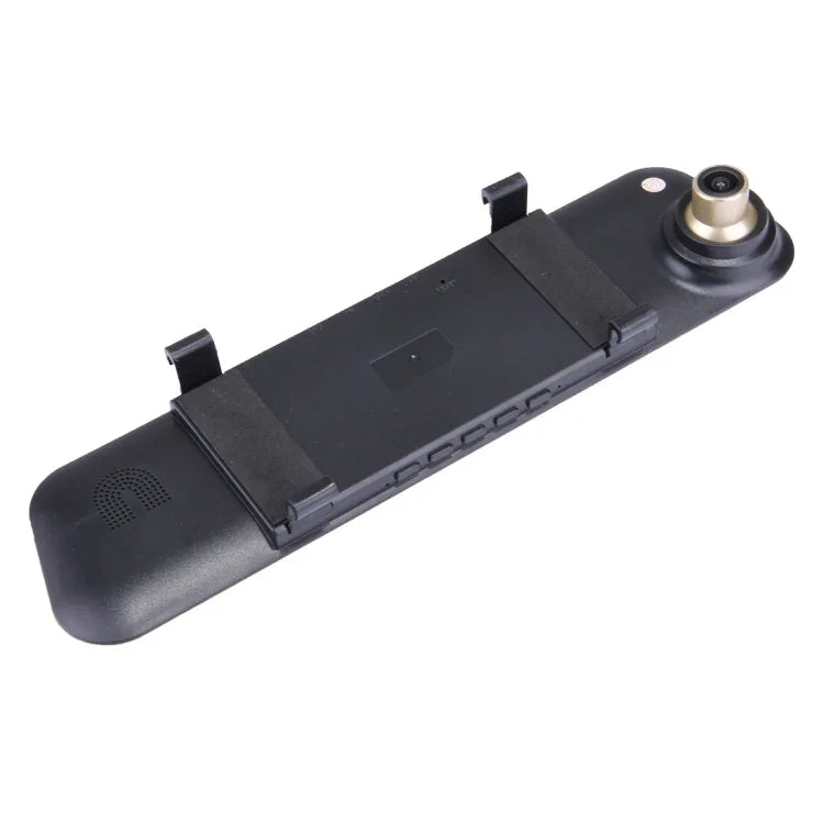 Máy ghi hình xe ô tô gương chiếu hậu màn hình bên trái, chương trình Allwinner, 2 camera 1080P HD góc nhìn rộng 140 độ, hỗ trợ cổng GPS / phát hiện chuyển động / nhìn ban đêm / thẻ TF / cảm biến G, máy ghi hình gương chiếu hậu