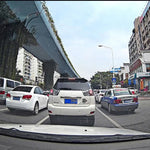 Máy ghi hình xe ô tô gương chiếu hậu màn hình bên trái, chương trình Allwinner, 2 camera 1080P HD góc nhìn rộng 140 độ, hỗ trợ cổng GPS / phát hiện chuyển động / nhìn ban đêm / thẻ TF / cảm biến G, máy ghi hình gương chiếu hậu
